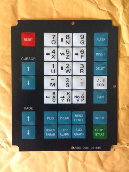 key Fanuc 0-T 3